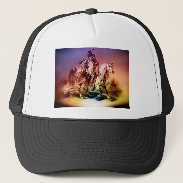 Gorra De Camionero Americano nativo (Anverso)