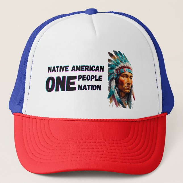 Gorra De Camionero Americano nativo (Anverso)