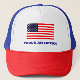 Gorra de camionero americano orgulloso