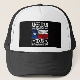 Gorra De Camionero Americano por nacimiento. Texan por la gracia de