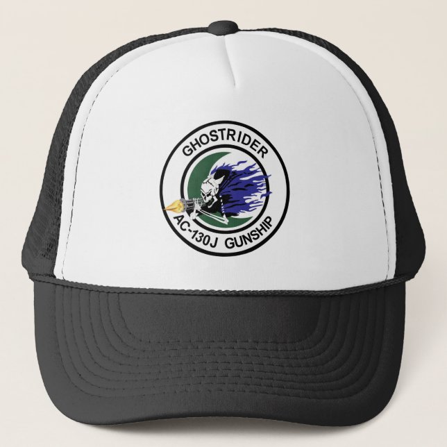 Gorra De Camionero Ametrallador Ghostrider AC-130J.PNG (Anverso)