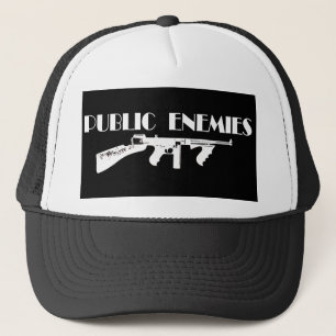 Gorra De Camionero Ametralladora de los enemigos públicos