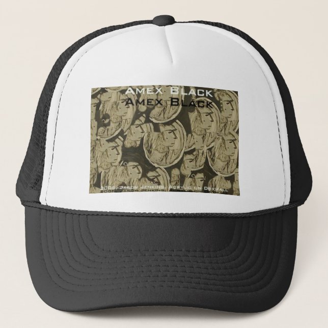 Gorra De Camionero amex negro (Anverso)