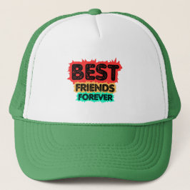 GORRA DE CAMIONERO AMIGAS PARA SIEMPRE AMIGOS RETRO, AMISTAD