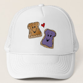 Gorra De Camionero Amigos alegres del dibujo animado de la