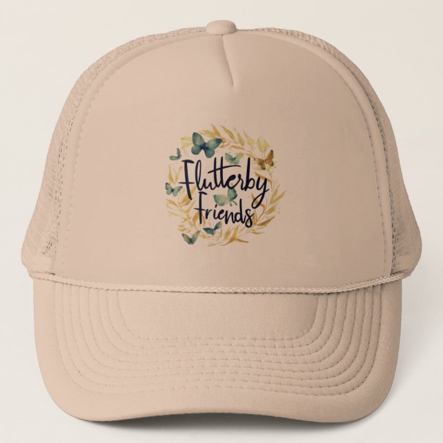 Gorra De Camionero Amigos de Flutterby (Anverso)