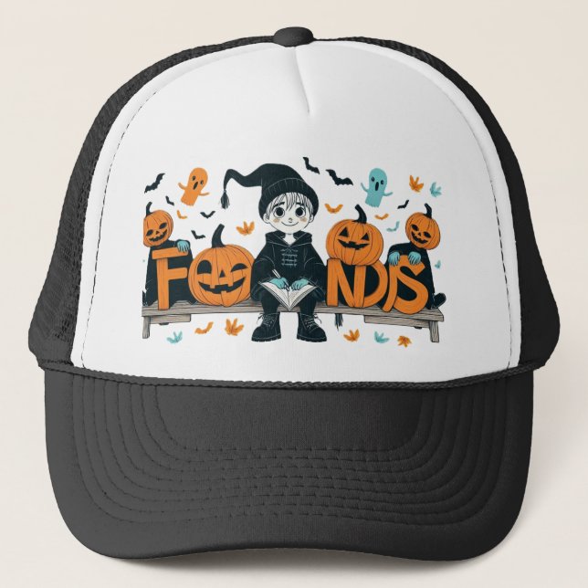 Gorra De Camionero amigos de halloween (Anverso)