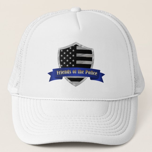Gorra De Camionero Amigos delgados de la Línea Azul del Escudo de la  (Anverso)
