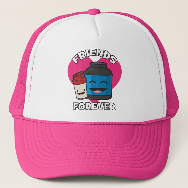 Gorra De Camionero Amigos entrenadores para siempre - Gimnasio gracio (Anverso)