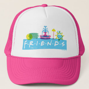 Gorra De Camionero AMIGOS™   Logotipo con iconos