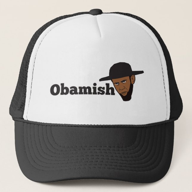Gorra De Camionero Amish Obama (Anverso)