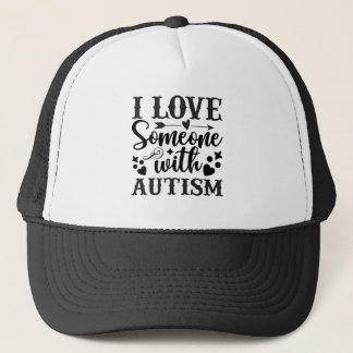 GORRA DE CAMIONERO AMO A ALGUIEN CON AUTISMO