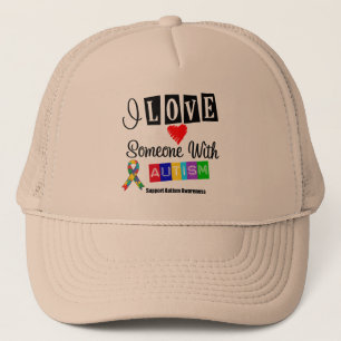 Gorra De Camionero Amo A Alguien Con Autismo