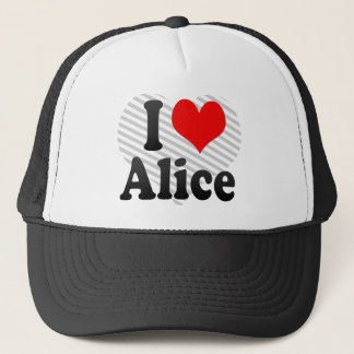 Gorra De Camionero Amo a Alicia