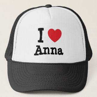 Gorra De Camionero Amo a Anna corazón T-Shirt