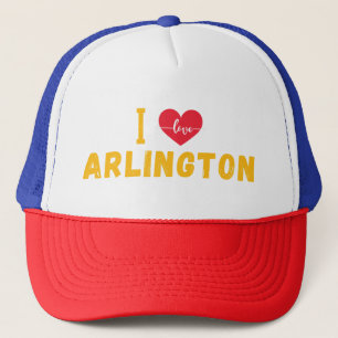 Gorra De Camionero amo a Arlington, Texas