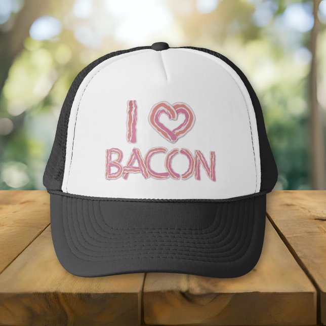 Gorra De Camionero Amo a Bacon (Subido por el creador)