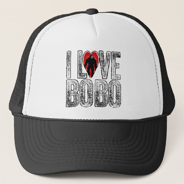 Gorra De Camionero Amo a Bobo (Anverso)