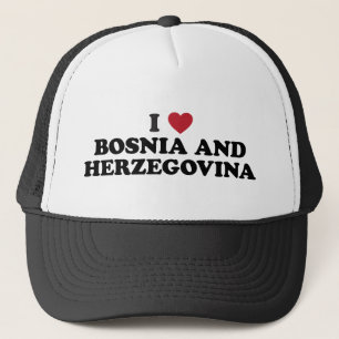 Gorra De Camionero Amo a Bosnia y Herzegovina