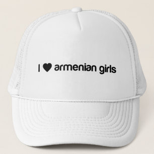 Gorra De Camionero Amo a chicas armenios