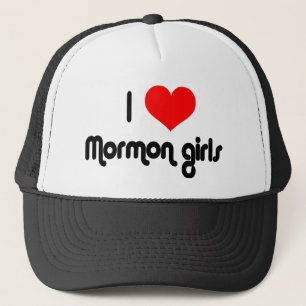 Gorra De Camionero Amo a chicas mormones