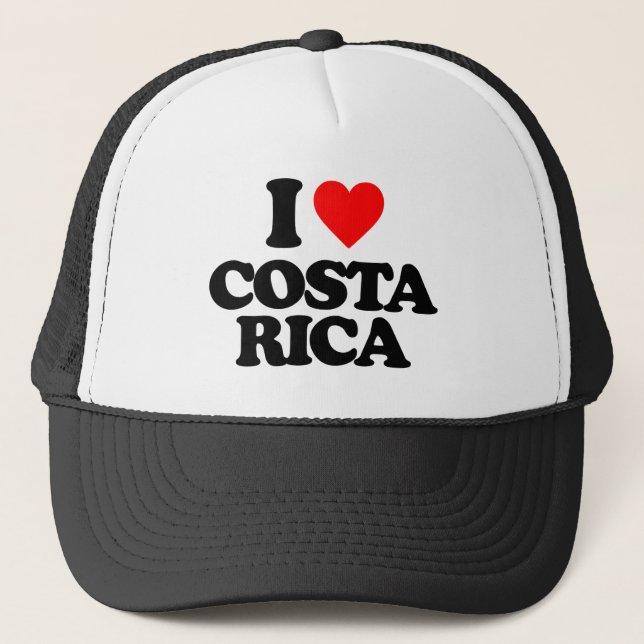 GORRA DE CAMIONERO AMO A COSTA RICA (Anverso)
