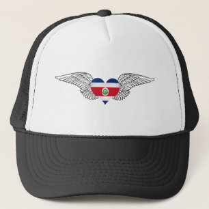 Gorra De Camionero Amo a Costa Rica - alas