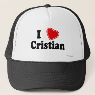 Gorra De Camionero Amo a Cristian