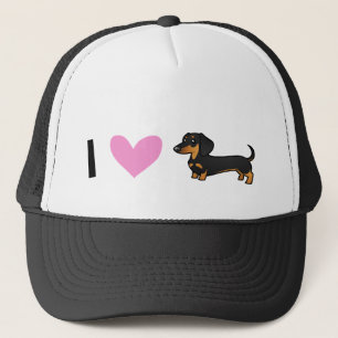 Gorra De Camionero Amo a Dachshunds (abrigo suave)