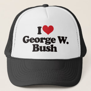 Gorra De Camionero Amo a George W Bush