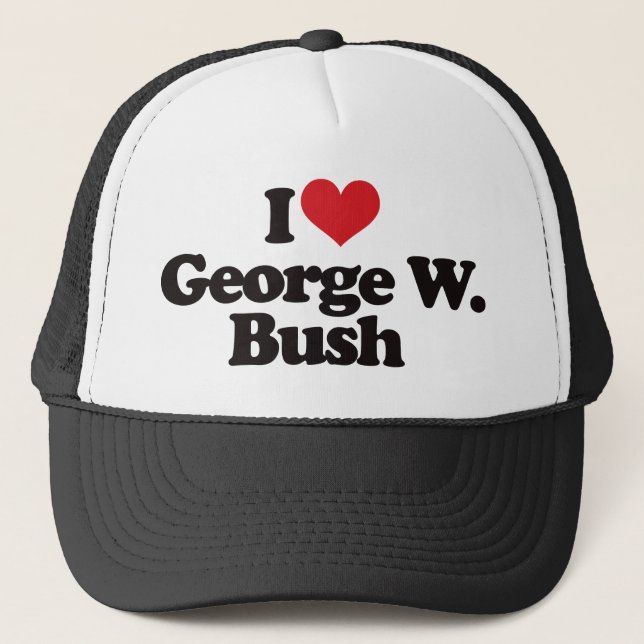 Gorra De Camionero Amo a George W Bush (Anverso)