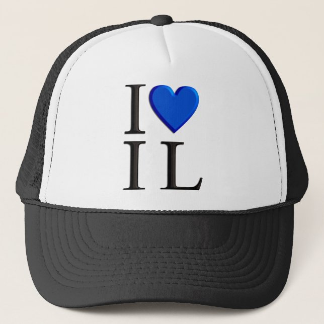 Gorra De Camionero Amo a Israel (Anverso)