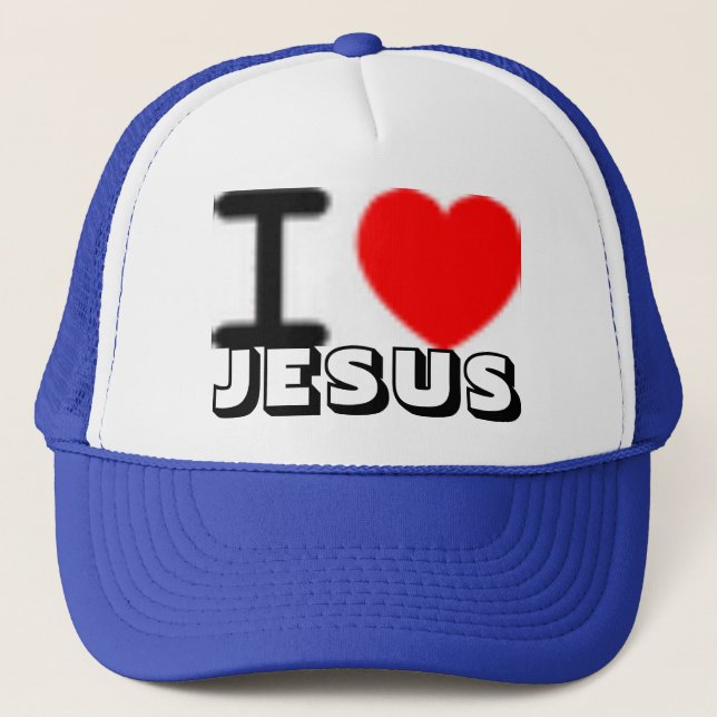 Gorra De Camionero amo a JESÚS (Anverso)