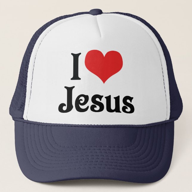 Gorra De Camionero Amo a Jesús (Anverso)