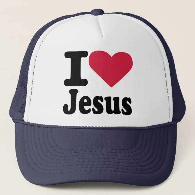 Gorra De Camionero Amo a Jesús (Anverso)