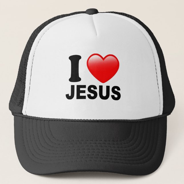 Gorra De Camionero Amo a Jesús (Anverso)