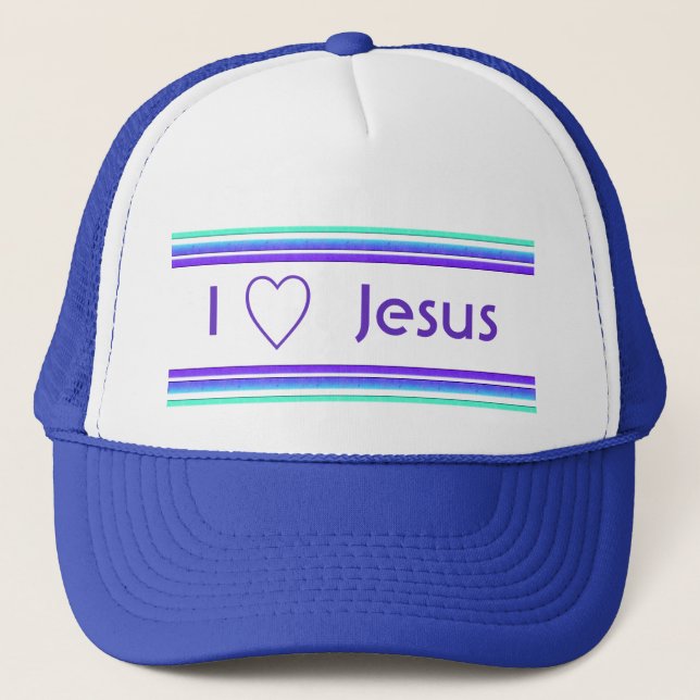 Gorra De Camionero Amo a Jesús (Anverso)
