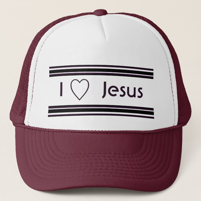 Gorra De Camionero Amo a Jesús (Anverso)