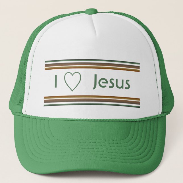 Gorra De Camionero Amo a Jesús (Anverso)