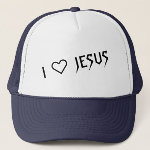 GORRA DE CAMIONERO "AMO A JESÚS" DE 303TATTOO