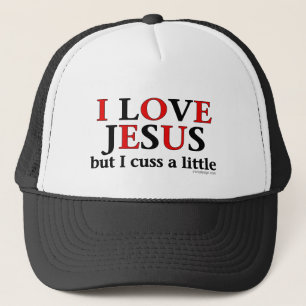 Gorra De Camionero Amo a Jesús Divertido