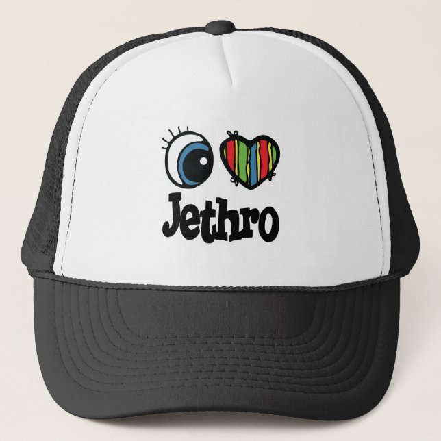 Gorra De Camionero Amo a Jethro (Anverso)