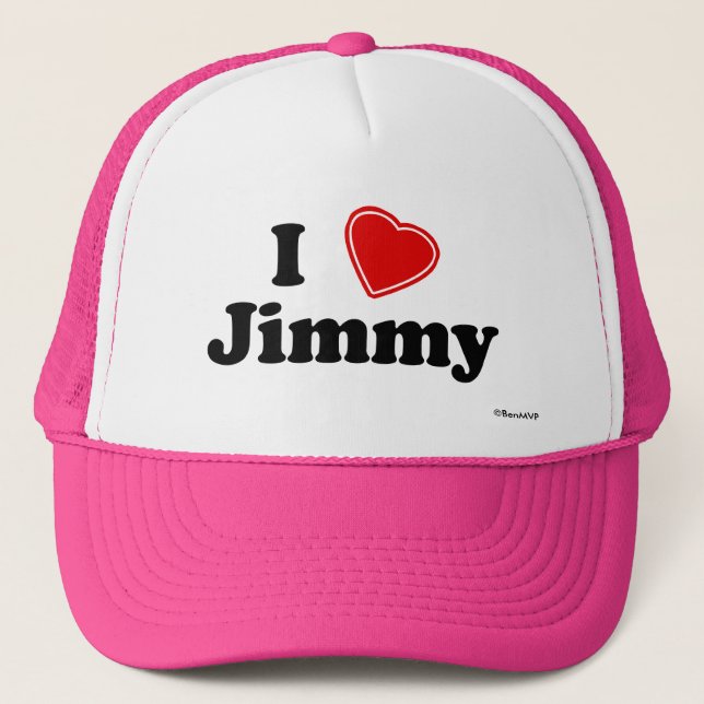 Gorra De Camionero Amo a Jimmy (Anverso)