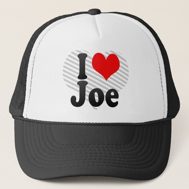 Gorra De Camionero Amo a Joe (Anverso)