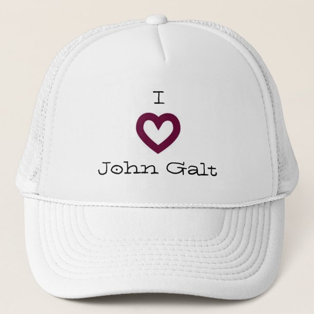 Gorra De Camionero Amo a Juan Galt (Anverso)