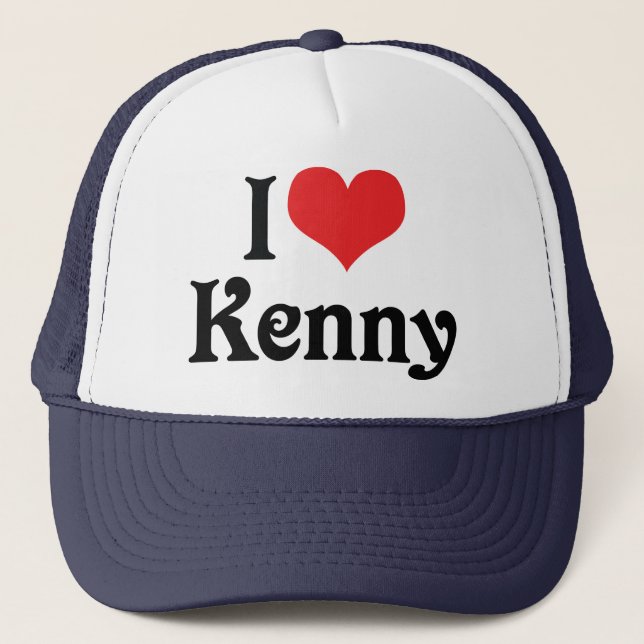 Gorra De Camionero Amo a Kenny (Anverso)