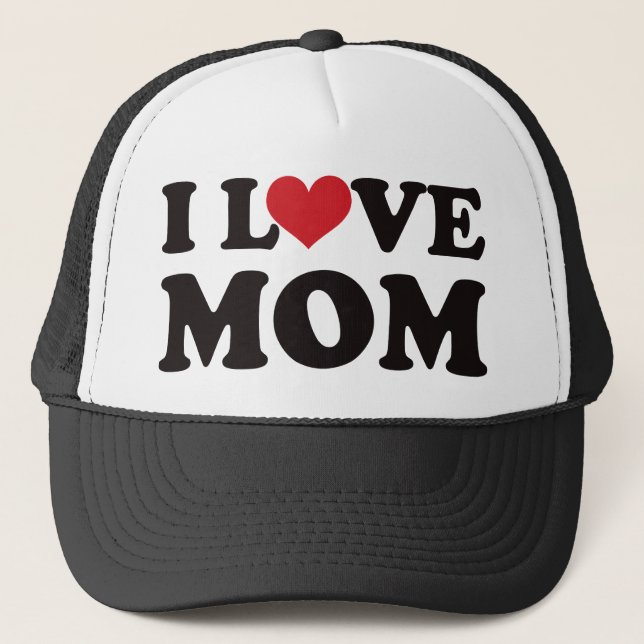 Gorra De Camionero Amo a la mamá (Anverso)