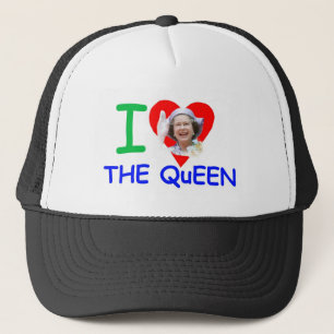 Gorra De Camionero Amo a la reina - reina Elizabeth II