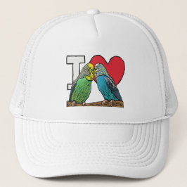 Gorra De Camionero Amo a las Budgies