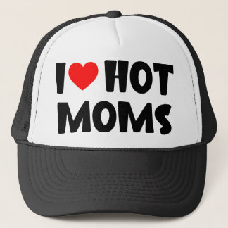 Gorra De Camionero Amo a las mamás calientes